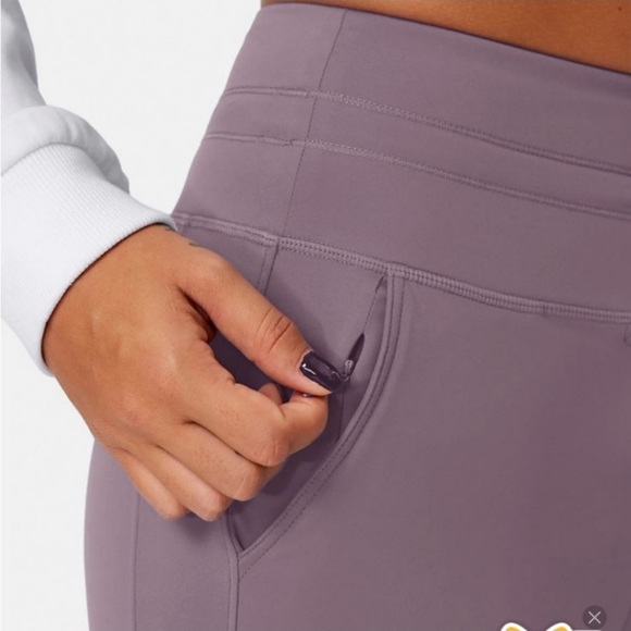 HALARA High Waisted Drawstring Pocket Plain Cool Touch Full Length Joggers - Picture 3 of 5